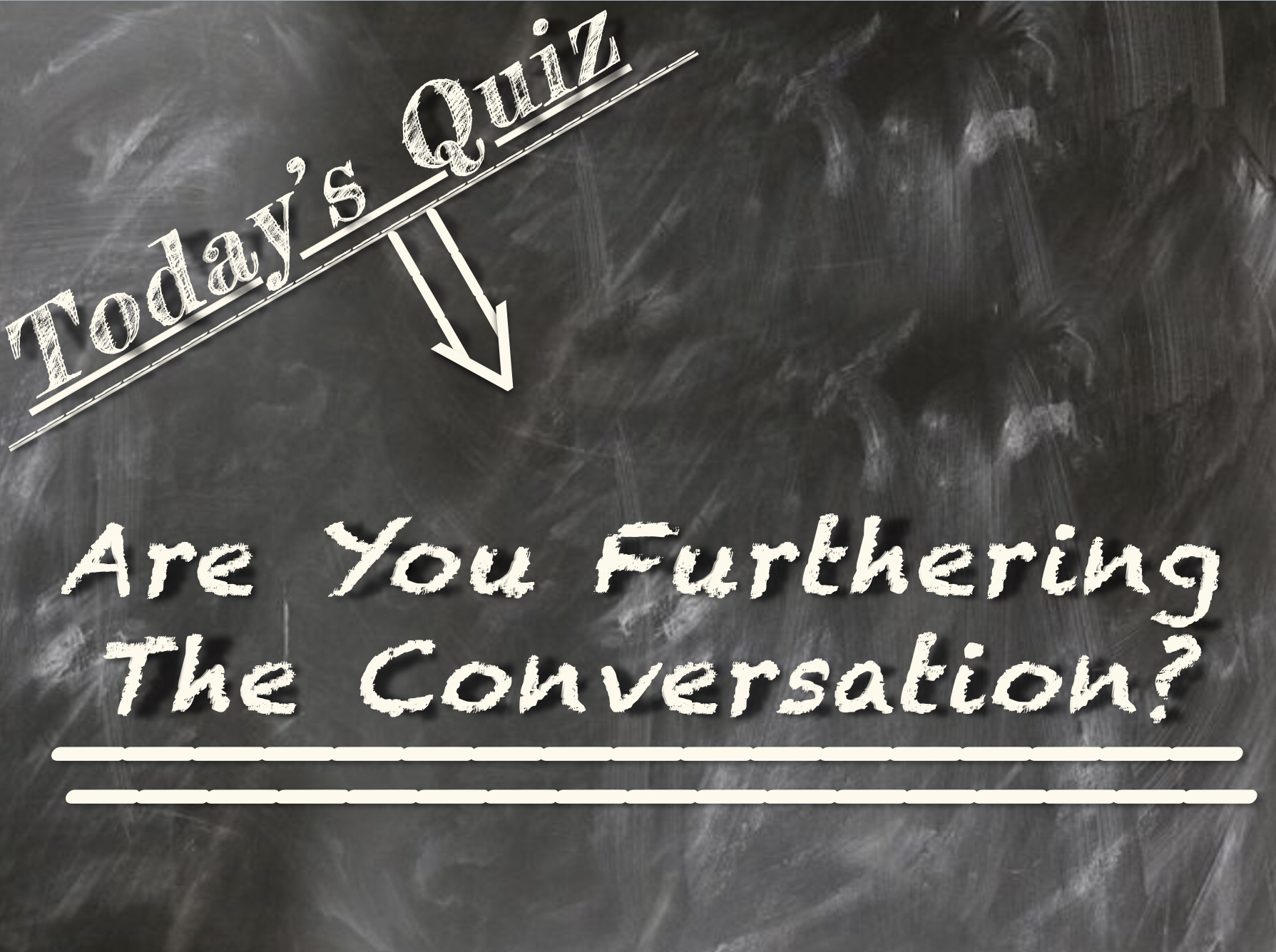 furthering the discussion